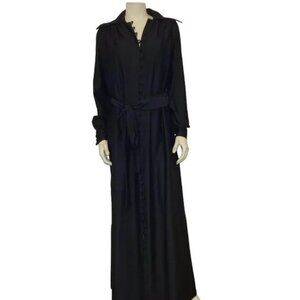 THE EVA GABOR LOOK BY ESTEVEZ 70s Vintage Maxi Dress, Size 14